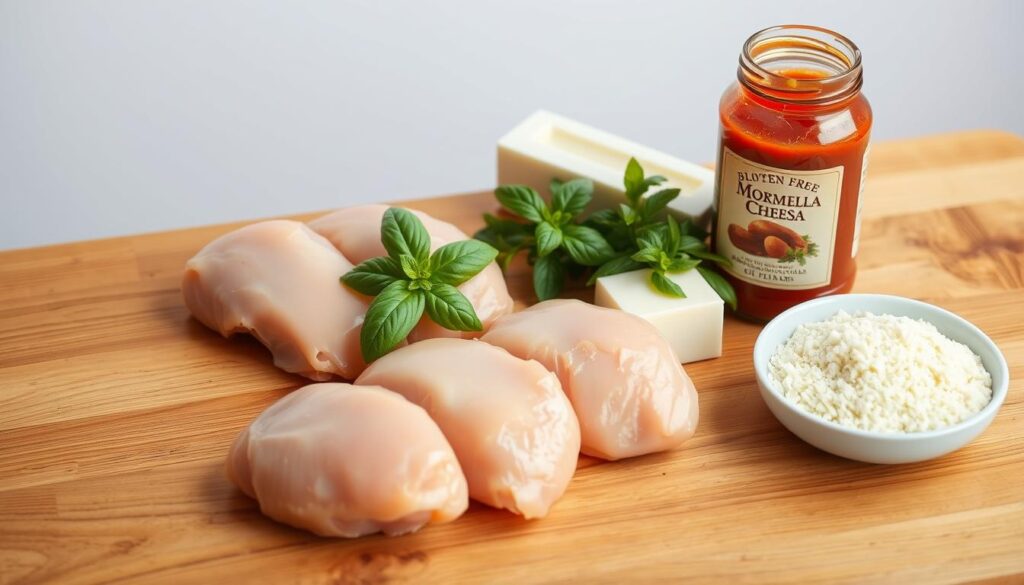 Gluten-Free Chicken Parmesan Ingredients