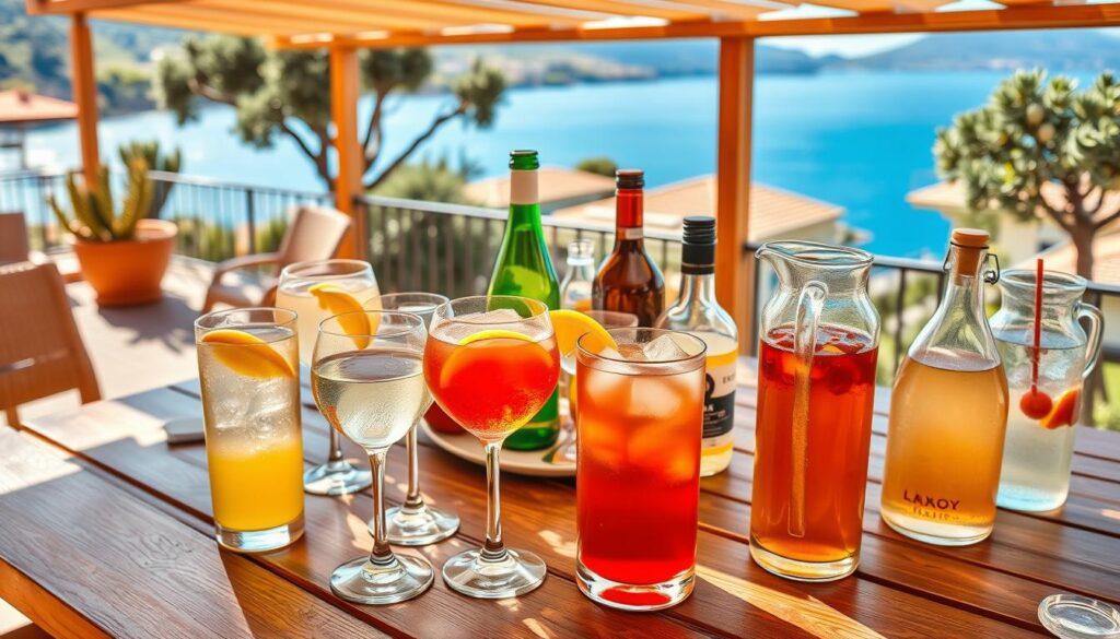Mediterranean drinks