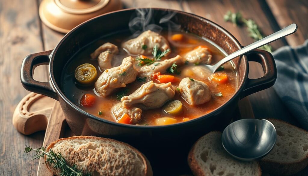comforting chicken stew