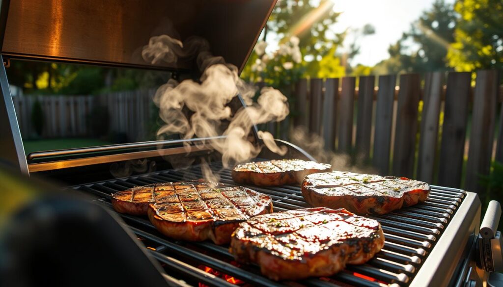 grilling steaks