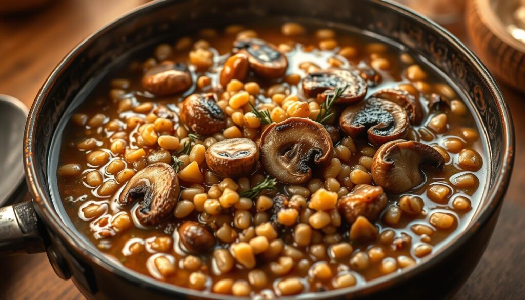 hearty mushroom stew